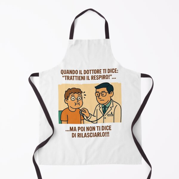 Item preview, Meme Divertente Dottore – Trattenere il Respiro – Humor Italiano designed and sold by Design by Anthony .