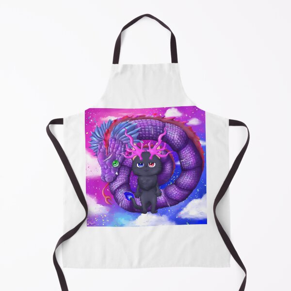 Item preview, Cosmic Kitty and the Nebula Dragon designed and sold by Charbolreta.