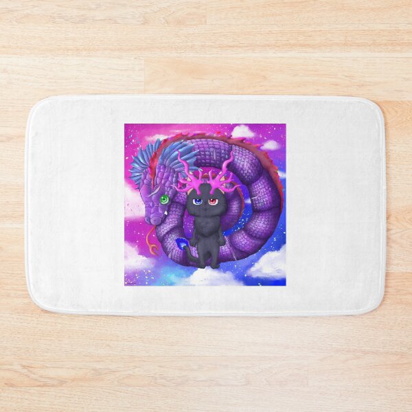 Item preview, Cosmic Kitty and the Nebula Dragon designed and sold by Charbolreta.