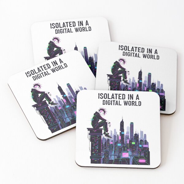 Item preview, ISOLATED IN A DIGITAL WORLD designed and sold by Amadijoy.