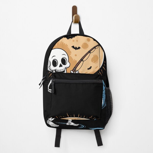 Item preview, Halloween Skeleton Fishing Fisherman designed and sold by savrmiller.