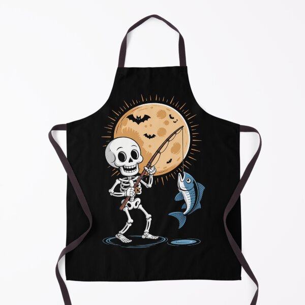 Item preview, Halloween Skeleton Fishing Fisherman designed and sold by savrmiller.