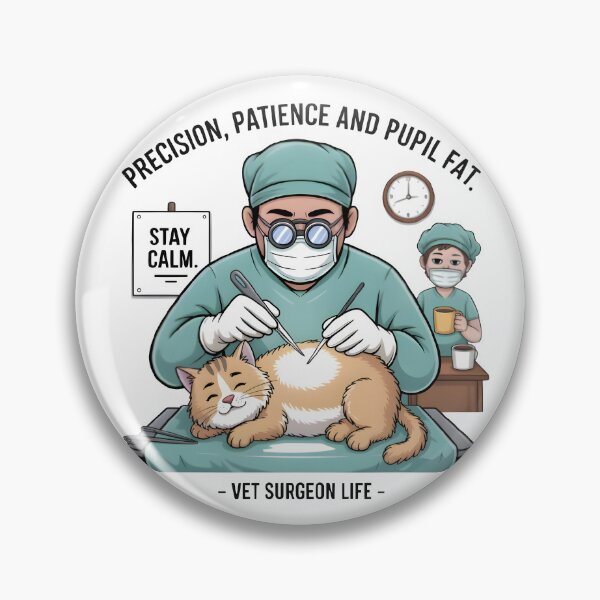 Item preview, Vet Surgeon Life - precision, patience and pupil fat designed and sold by Bettybee00.