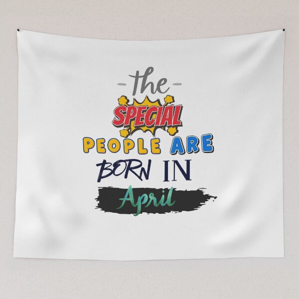 Item preview, Special People are born in April designed and sold by ULTRAMAX_DESIGN.