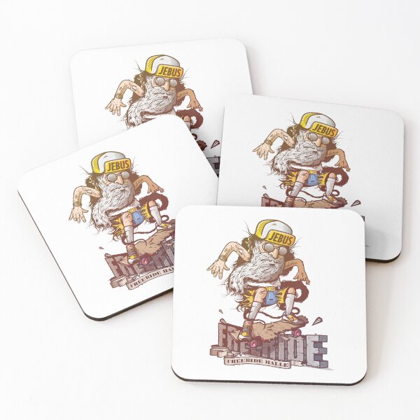 Item preview, Freeride Jesus Skater | Urban Biker Tattoo Art designed and sold by Colorful-Garden.