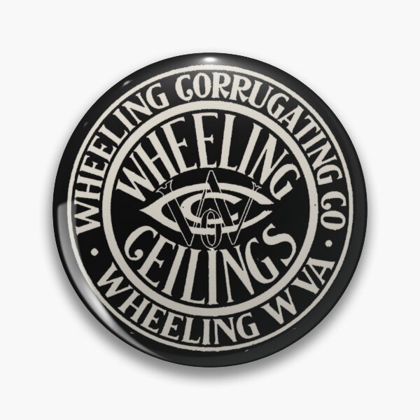 Item preview, Vintage Wheeling Corrugating Company - Wheeling Ceilings - Wheeling, West Virginia - White designed and sold by QuayTradingCo.