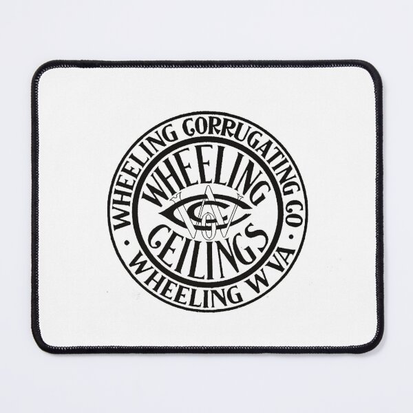 Item preview, Vintage Wheeling Corrugating Company - Wheeling Ceilings - Wheeling, West Virginia - Black designed and sold by QuayTradingCo.