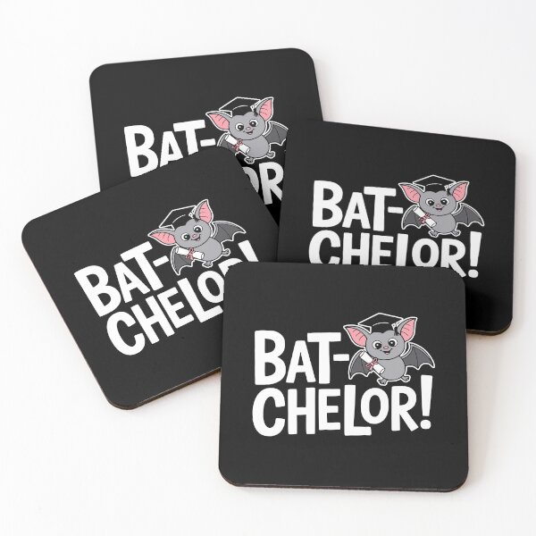 Artikelvorschau, Bat-Chelor! Lustiges Fledermaus-Wortspiel zum Bachelor-Abschluss entworfen und verkauft von PMCreative.