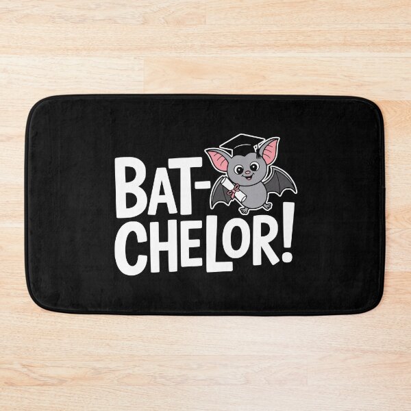 Item preview, Bat-Chelor! Funny Bachelor Degree Bat Pun designed and sold by PMCreative.