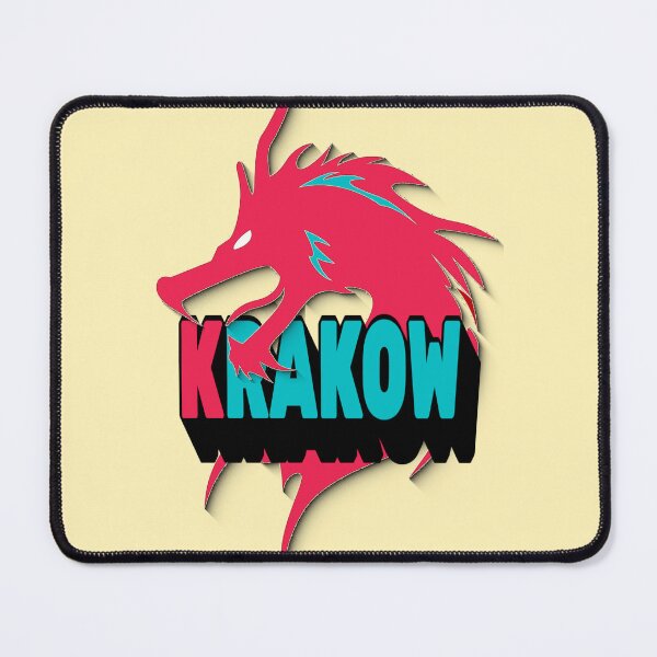 Item preview, Krakow Dragon Polish City Word Art designed and sold by ArtsyExplorer.