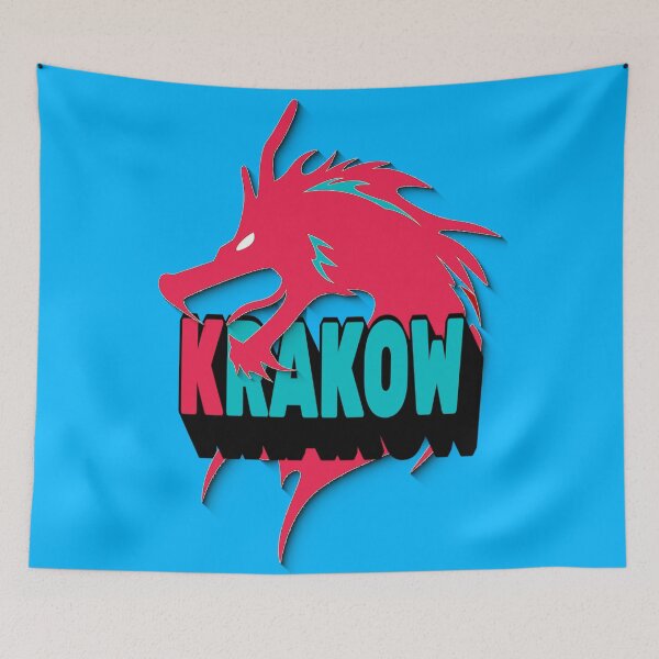 Item preview, Krakow Dragon Polish City Word Art designed and sold by ArtsyExplorer.