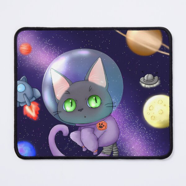 Item preview, Cosmic Spacewalker Kitty designed and sold by Charbolreta.
