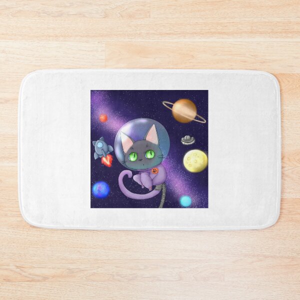 Item preview, Cosmic Spacewalker Kitty designed and sold by Charbolreta.