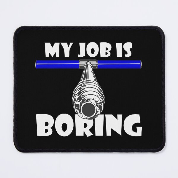 Item preview, My Job is Boring - I'm a Dendrochronolgist (on black)  designed and sold by Groenendijk.