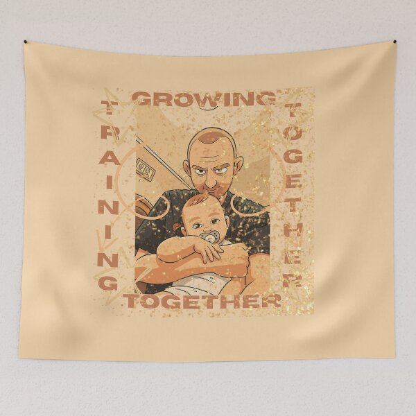 Item preview, Training Together, Growing Together – Anime Father and Son Design designed and sold by LeoCreazyShop.
