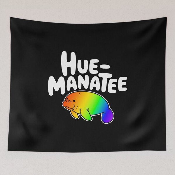 Item preview, Hue Manatee! Funny Mantee Pun designed and sold by PMCreative.