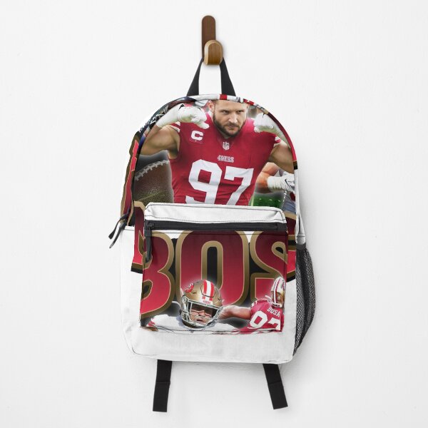 Item preview, Nick Bosa Flex Pose Football Collage Fan Art designed and sold by Zigmak.