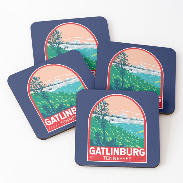 Item preview, Gatlinburg Tennessee Travel Art Emblem designed and sold by KrisSidDesigns.