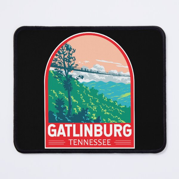 Item preview, Gatlinburg Tennessee Travel Art Emblem designed and sold by KrisSidDesigns.