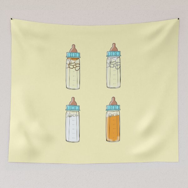 Item preview, Toy Baby bottles Milk and Orange designed and sold by GemimaRosaArt.