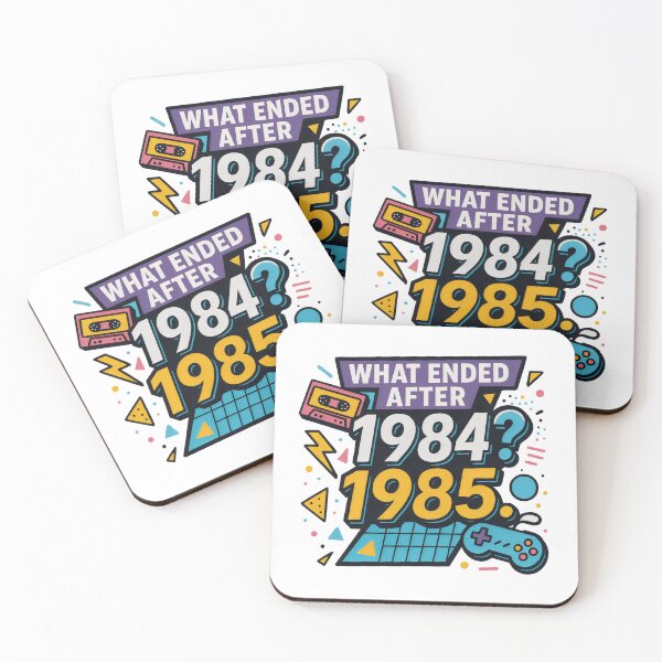Item preview, What Ended After 1984? – Funny Dad Joke designed and sold by Punny Graves.