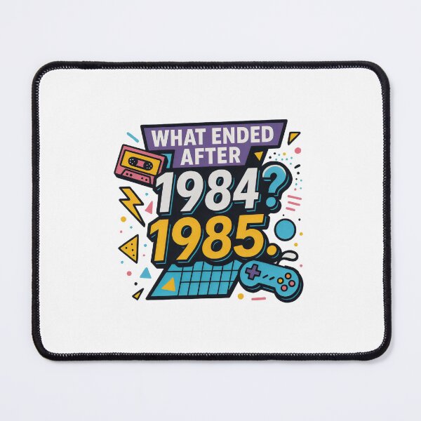 Item preview, What Ended After 1984? – Funny Dad Joke designed and sold by Punny Graves.