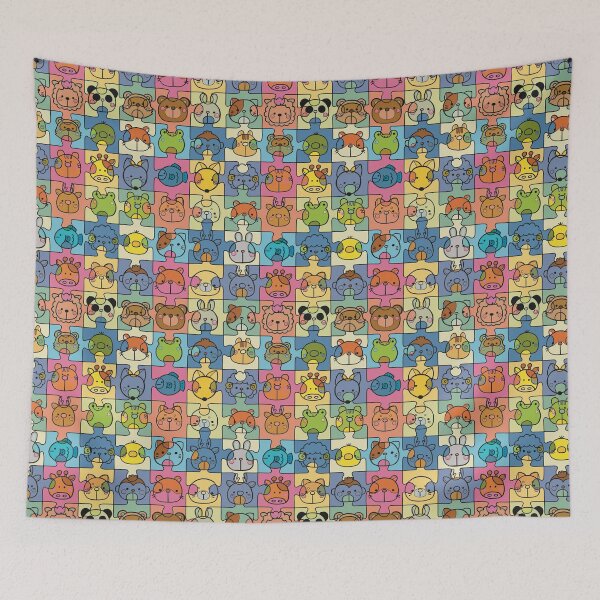 Item preview, Animal pastel seamless  designed and sold by Lardee.