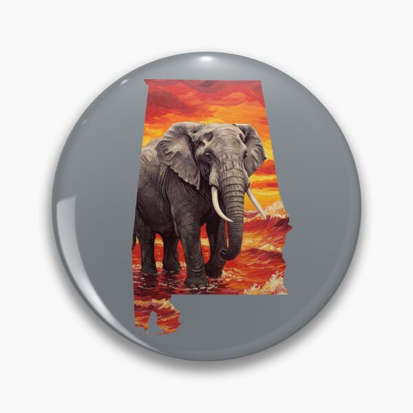 Item preview, Alabama Elephant in Waves at Sunset designed and sold by Douglas-Depot.