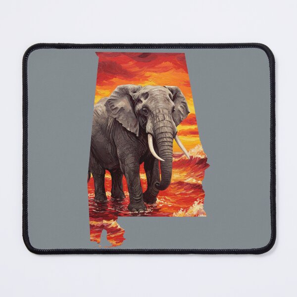 Item preview, Alabama Elephant in Waves at Sunset designed and sold by Douglas-Depot.
