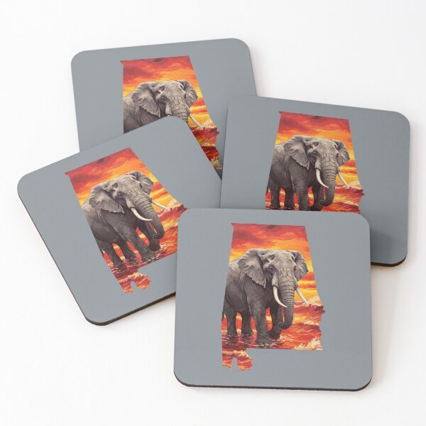 Item preview, Alabama Elephant in Waves at Sunset designed and sold by Douglas-Depot.