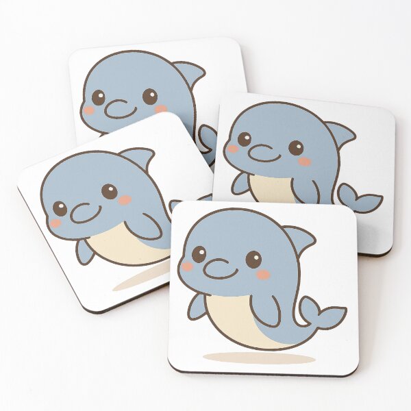 Item preview, Smiling Dolphin – Fun Ocean Animal Illustration designed and sold by coolanimals0.