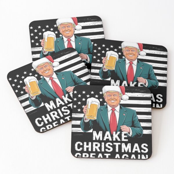 Item preview, Make Christmas Great Again  Beer Drinking Xmas Trump  designed and sold by Charidana.