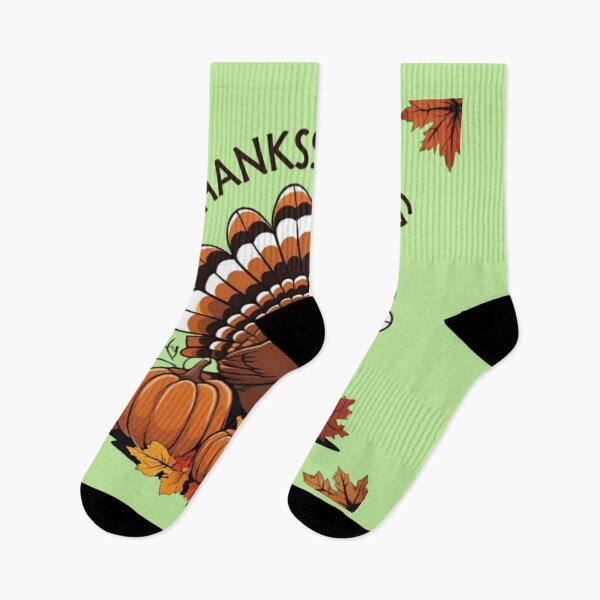 Item preview, Festive Thanksgiving Turkey with Pumpkins & Autumn Leaves Illustration designed and sold by GrafteesGlow.