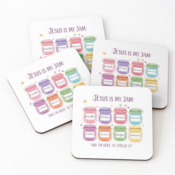 Item preview, Jesus Is My Jam Cute Christian Faith Funny Pun Design Gifts designed and sold by Maniutek.