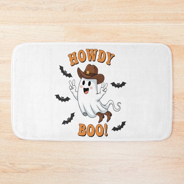 Item preview, Howdy Boo! Cute Western Ghost Halloween Graphic designed and sold by MiraDesignCo.