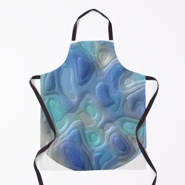 Item preview, very blue plasticine round abstract pattern designed and sold by SmashingDeals.