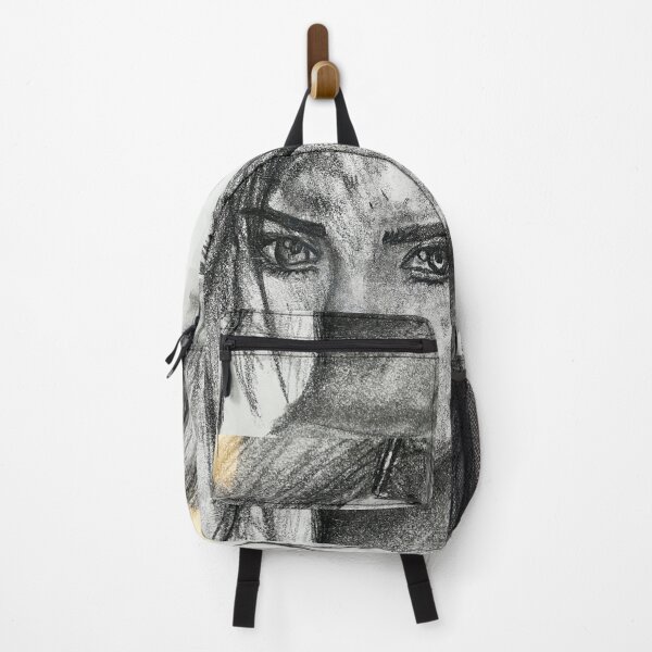 Item preview, Stoic Strength – Hand-Drawn Charcoal Portrait designed and sold by Luhxyraa.