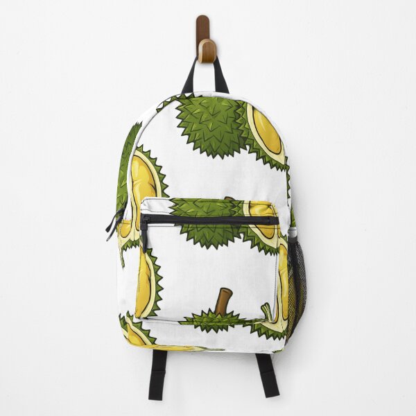 Item preview, Durian Fruit Vector Illustration – Whole and Halved designed and sold by Royalsticker.