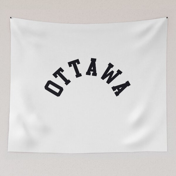 Item preview, Ottawa Bold College Style Typography – Vintage Yellow Text Design designed and sold by Paper Drip.