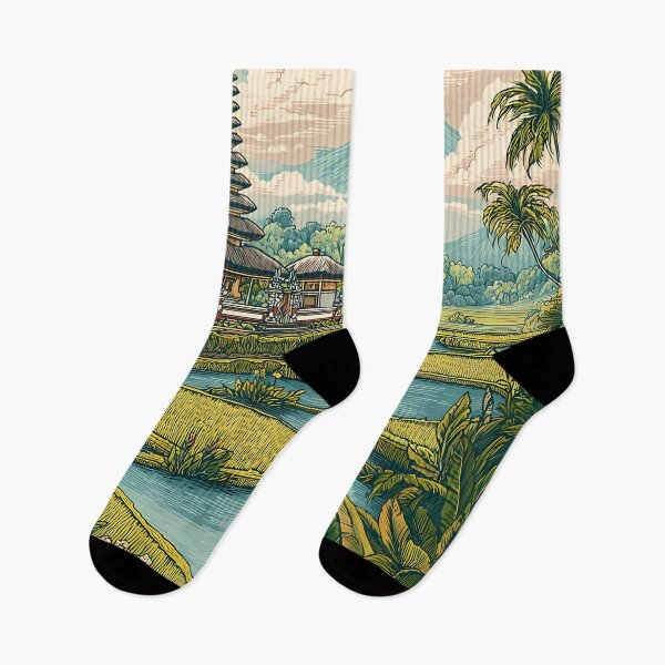 Item preview, Indonesia Illustration Travel Art Vintage designed and sold by KrisSidDesigns.
