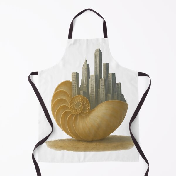 Item preview, City Growing from a Nautilus Shell designed and sold by FunnySignalStudio.