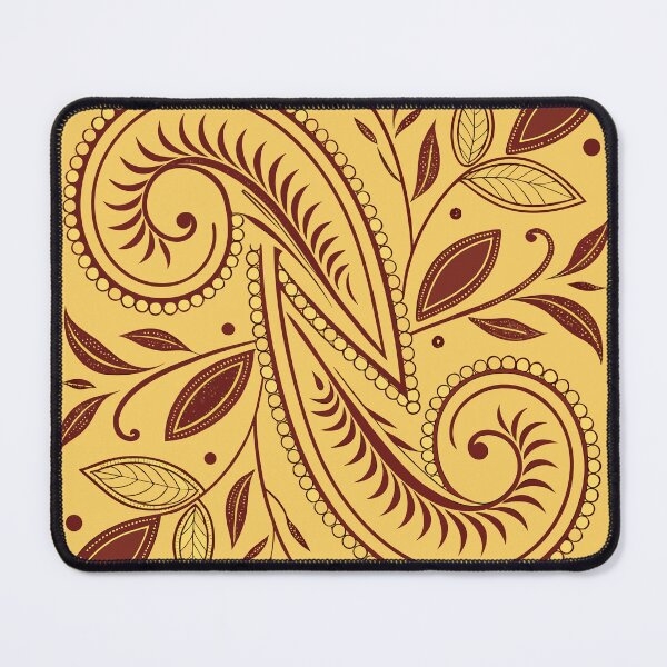 Item preview, YELLOW AND BROWN TRADITIONAL PATTERN DESIGN designed and sold by trengeee.