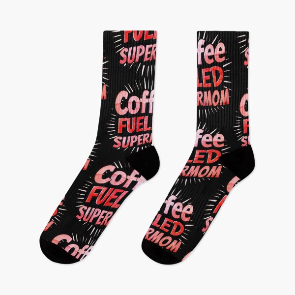 Item preview, Coffee Fueled Supermom – Bold Comic-Style Mom Life designed and sold by FaeryNuff.