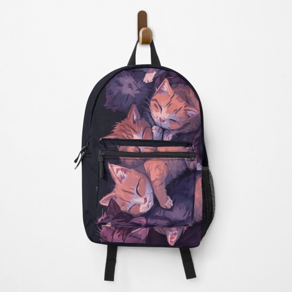 Item preview, Cozy Cat Pile Illustration – Sleepy Feline Dreams designed and sold by ArtivaNest.