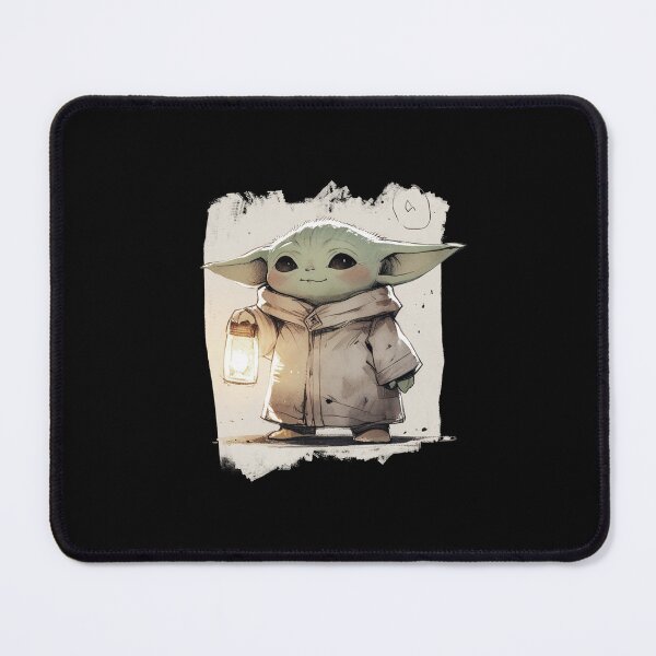 Item preview, BABY YODA (GROGU) WITH LANTERN designed and sold by LIS AND MELIVERSO.