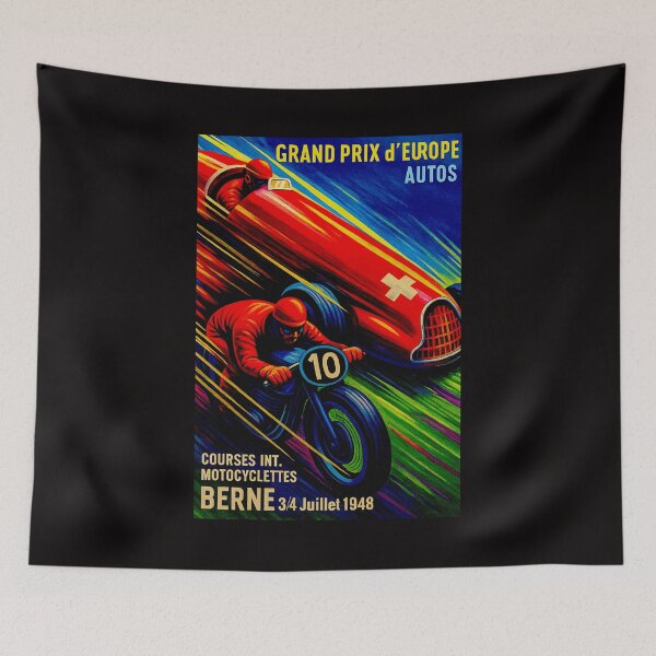Item preview, Blast from the past a poster variation Berne 1948  designed and sold by Helios Be. Lavsh.