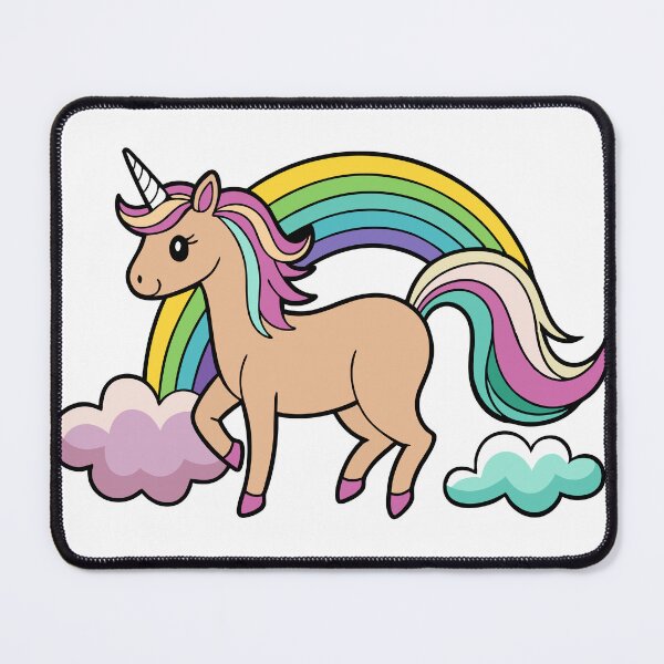 Item preview, Majestic Horse with Rainbow Background Illustration designed and sold by Loren Vesta.