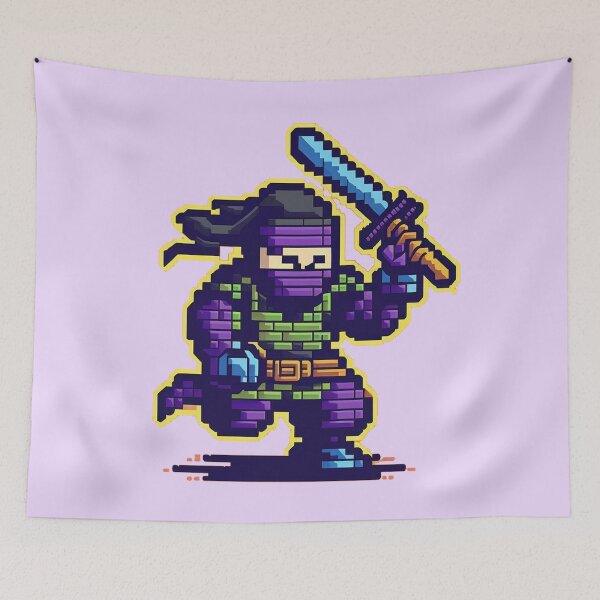 Item preview, 8 bit - NINJA designed and sold by CleverCulture.