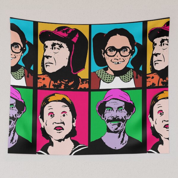 Item preview, El Chavo, Don Ramón, Chilindrina y Quico - Popart designed and sold by Groenendijk.