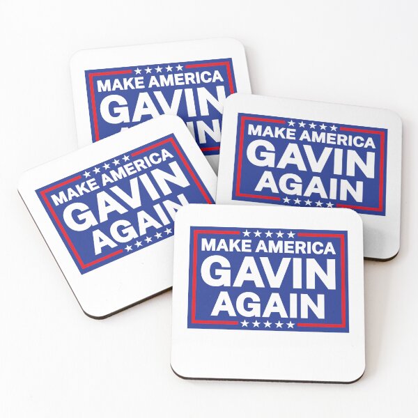 Item preview, Make America Gavin Again – Election 2028 humor Political Saying Newsom  designed and sold by SkeletonsDanger.